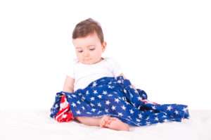 Babyamericanflagdreamstime