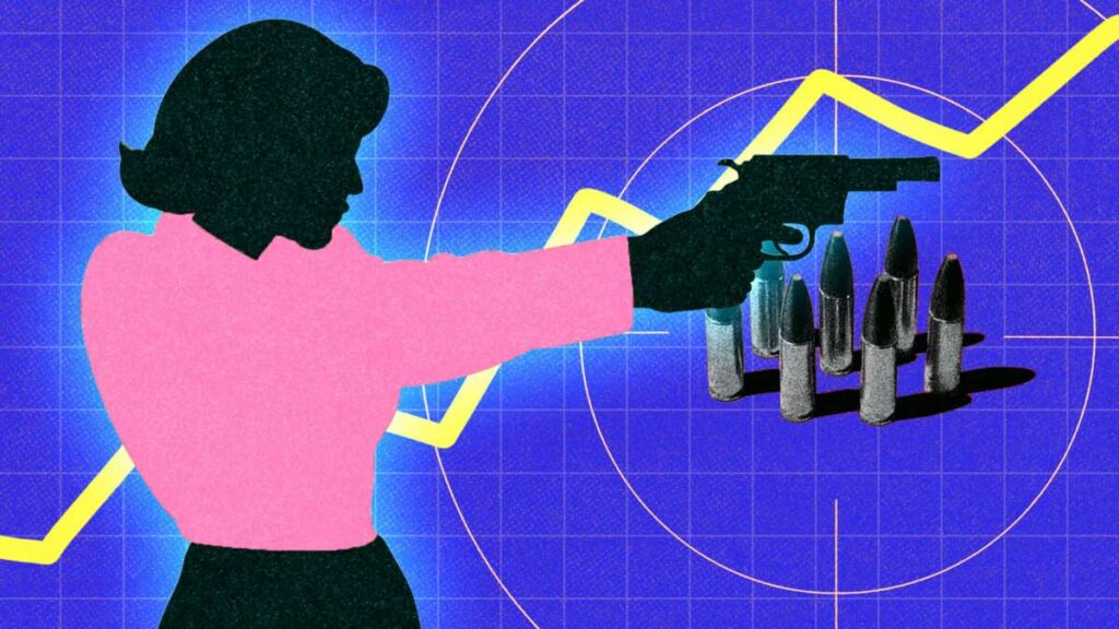 Rise in woman gun ownership